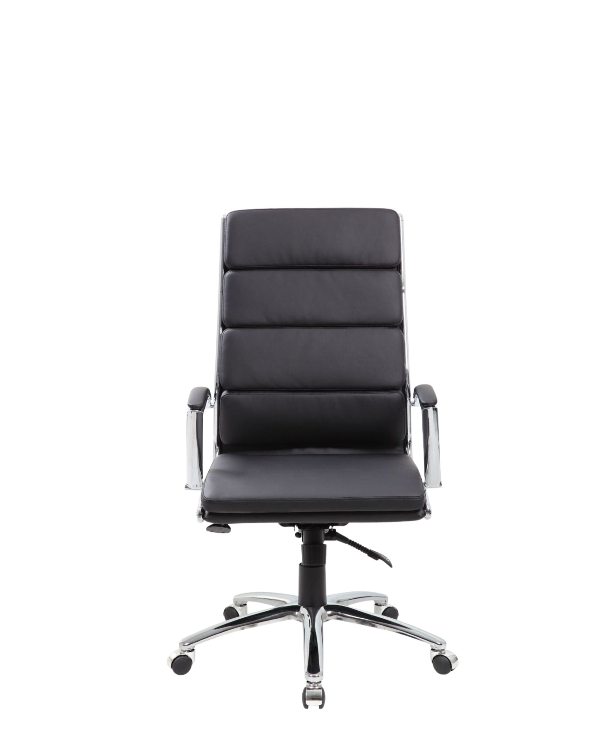 Executive Caressoftplus Vinyl Chair with Metal Chrome Finish